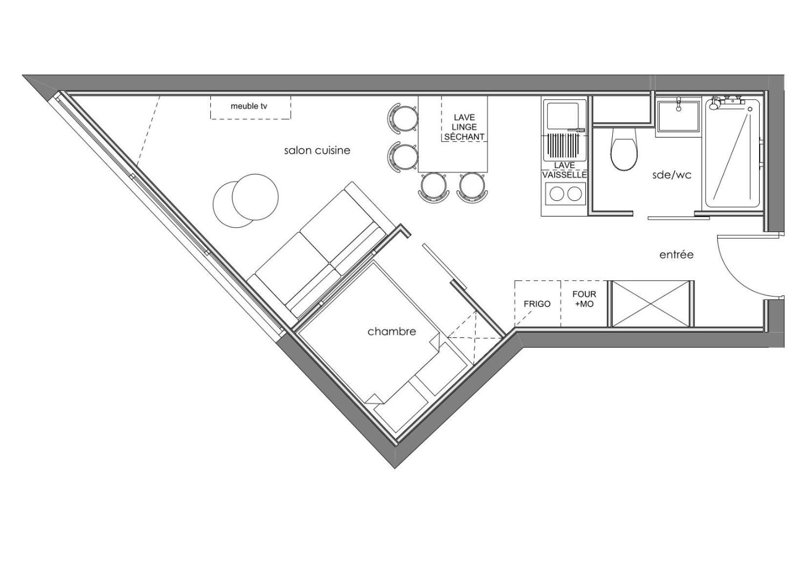 Val Thorens Appartement Residence Les 3 Vallees Ngoại thất bức ảnh